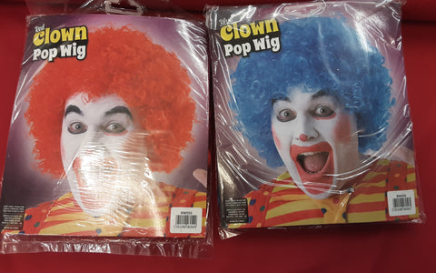 Clown pop wig