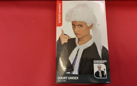 Unisex courtroom wig